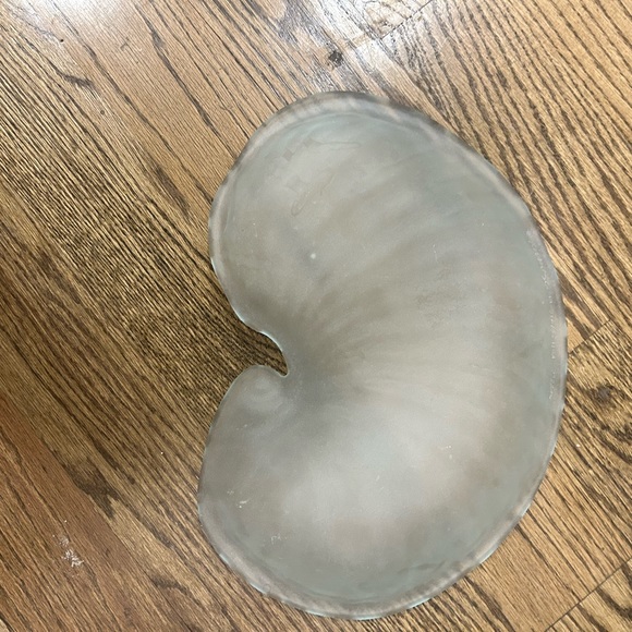 Beautiful Vintage Glass serving Platter with gilded gold framing the platter - Picture 2 of 2